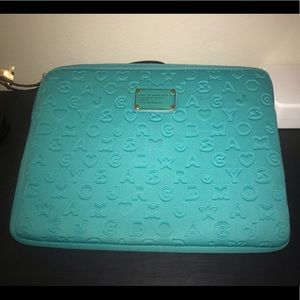 Tiffany Teal Marc Jacobs Laptop Sleeve 13 in.